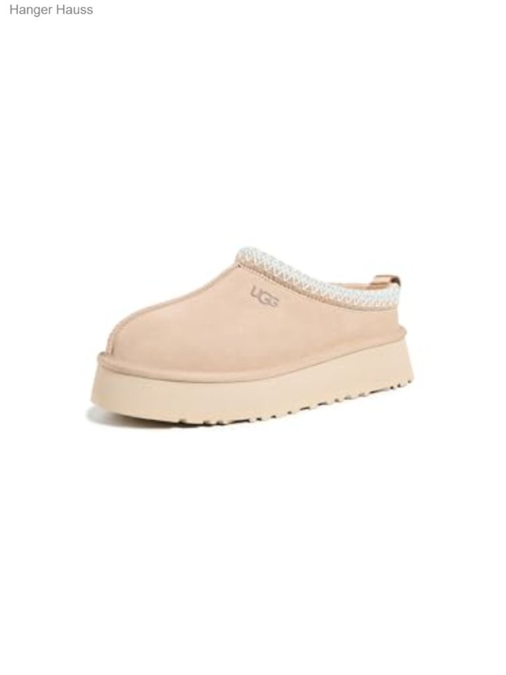 Suede Platform Slippers Shearling Lined Round Toe Slip On Fall Shoes